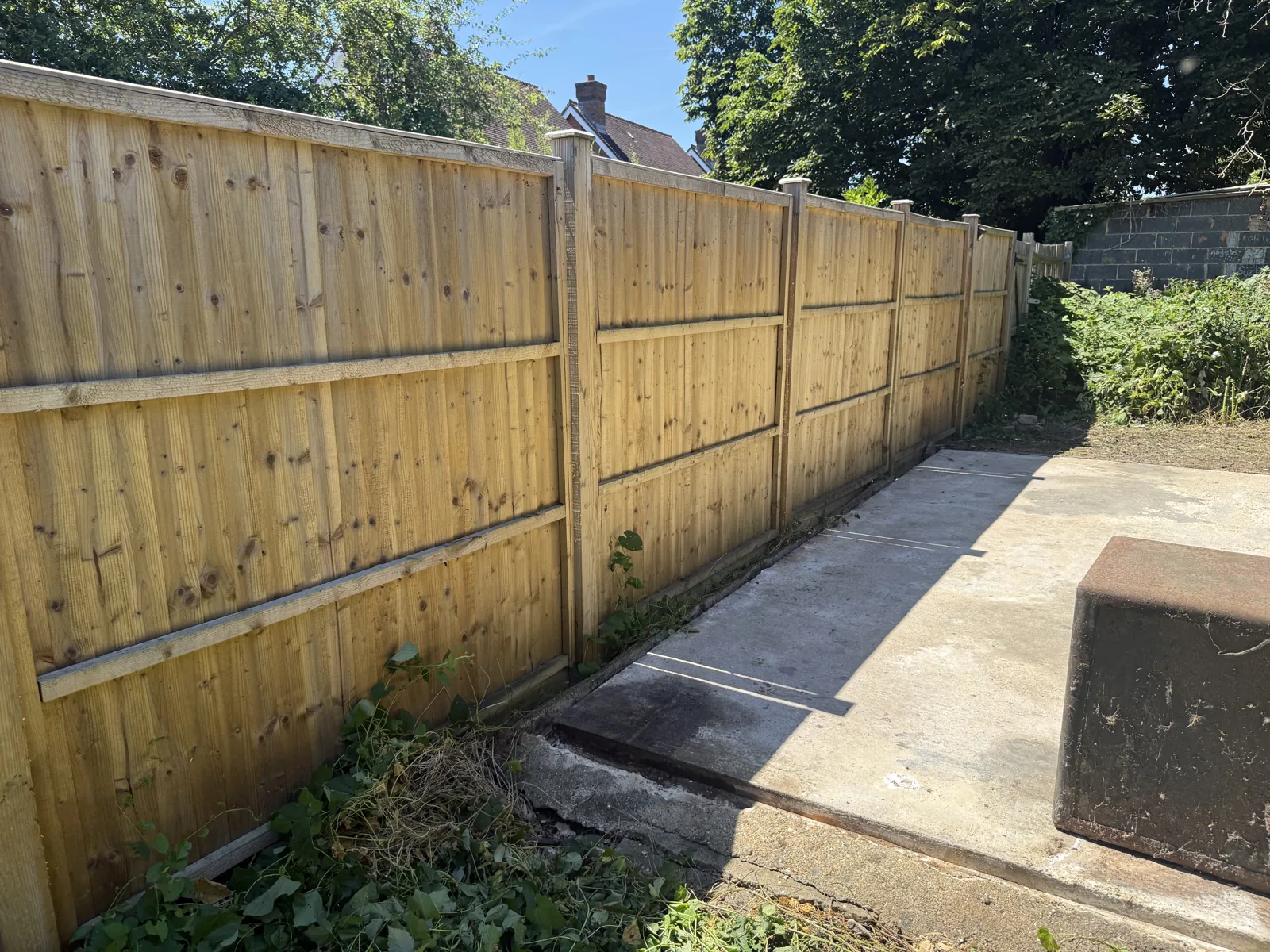 Garage removal: after removal