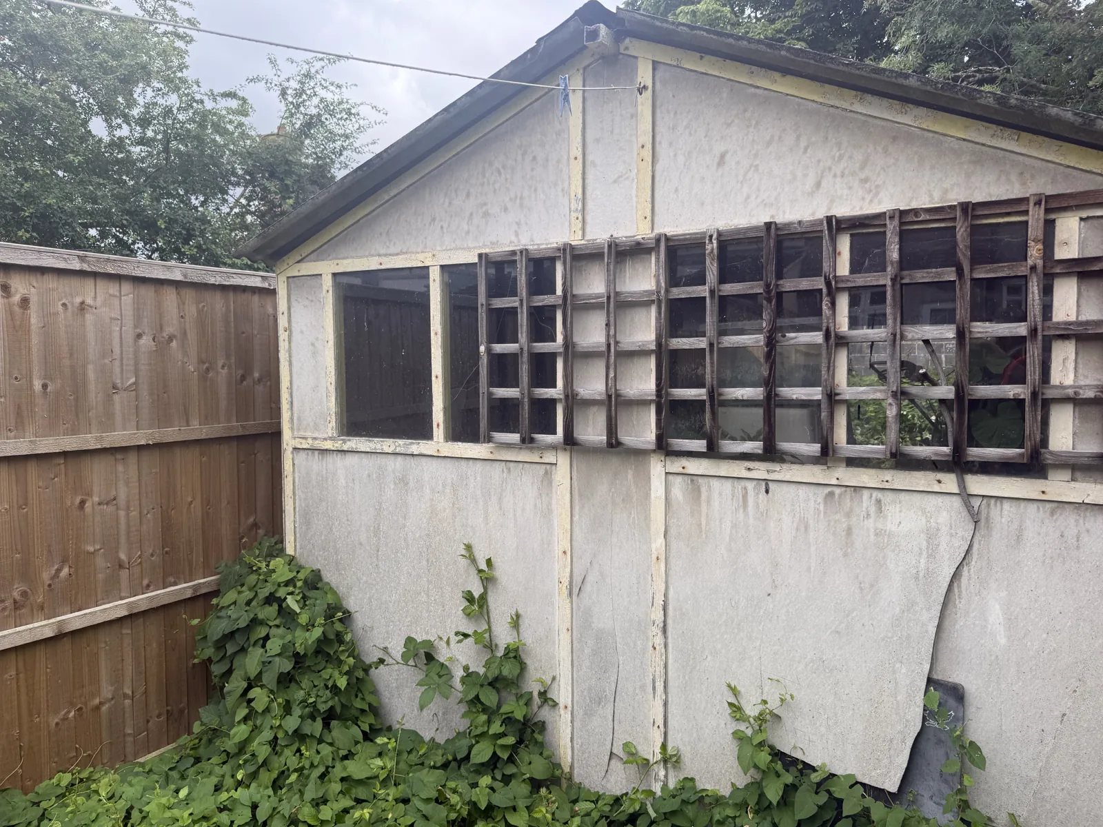 Garage removal: before removal